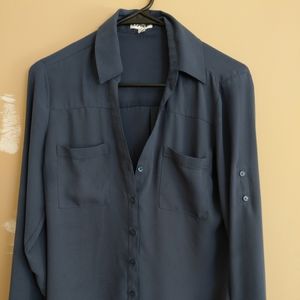 Express Button Down Top